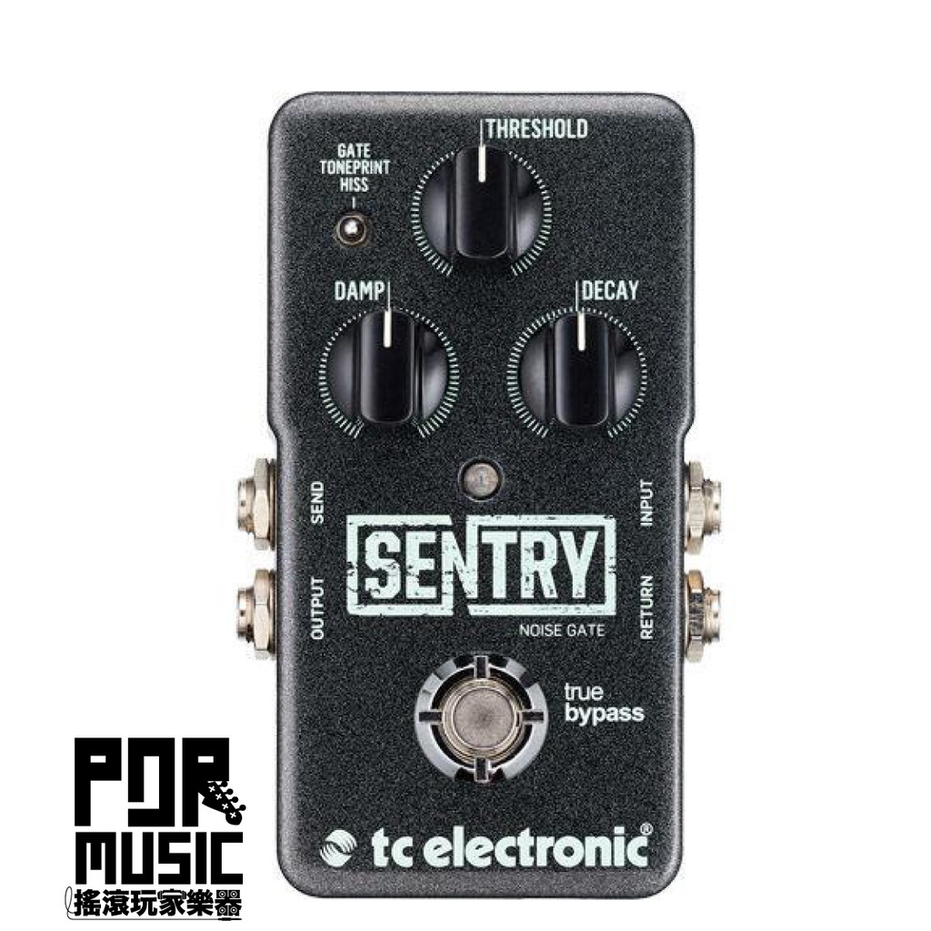【搖滾玩家樂器】全新 公司貨免運 TC Electronic Sentry Noise Gate 單顆 消噪音 效果器