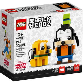 【積木樂園】樂高 LEGO 40378 BrickHeadz Goofy and Pluto 高飛＆布魯托