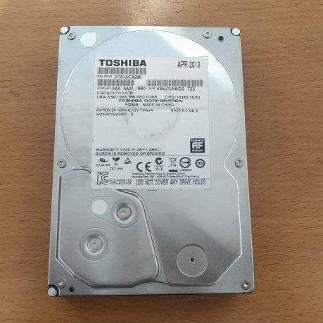Toshiba 2TB 緩衝記憶體 64MB SATA IIl 介面 糾正錯誤碼功能