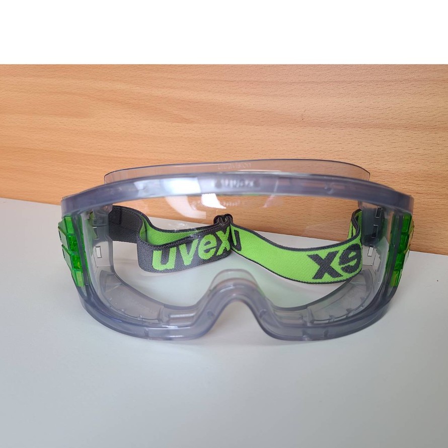 UVEX 9301 護目鏡 眼鏡  - 防霧 抗刮 耐化學 尼龍鬆緊頭帶 可戴眼鏡 含稅價