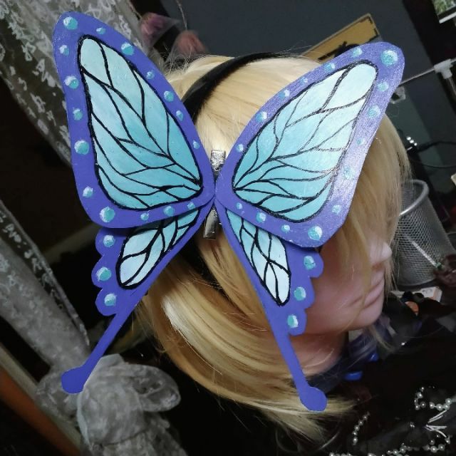 【墨府】《鬼滅之刃》胡蝶忍 香奈惠 蝴蝶髮飾