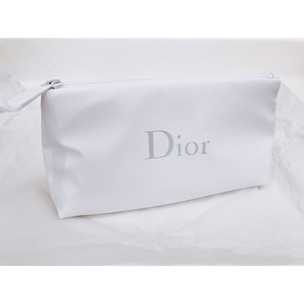 【Dior 迪奧】時尚logo空氣感美妝包 化妝包 手拿包 收納包 零錢包 鉛筆袋 防水