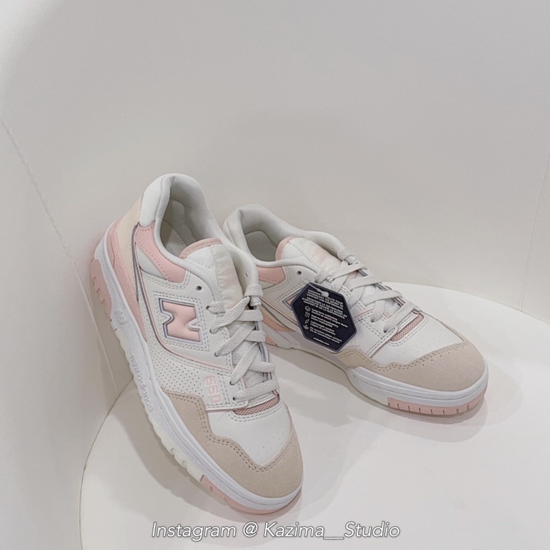 Kazima｜New Balance 韓國 NB 550 微糖粉 粉色 白粉 粉 淺粉 粉紅 櫻花粉 BBW550WP