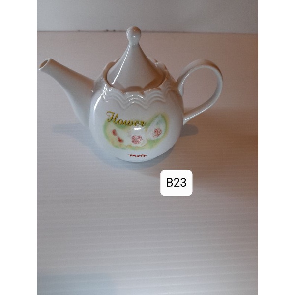 ［大寶的家］陶瓷花茶壺滿300元贈品$1