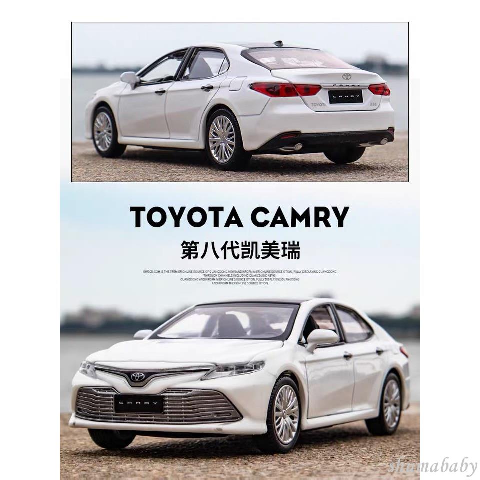 🌈仿真 1:32 Toyota豐田 CAMRY 冠美麗 轎車 金屬合金車模汽車模型帶聲光回力開門兒 模型 汽車