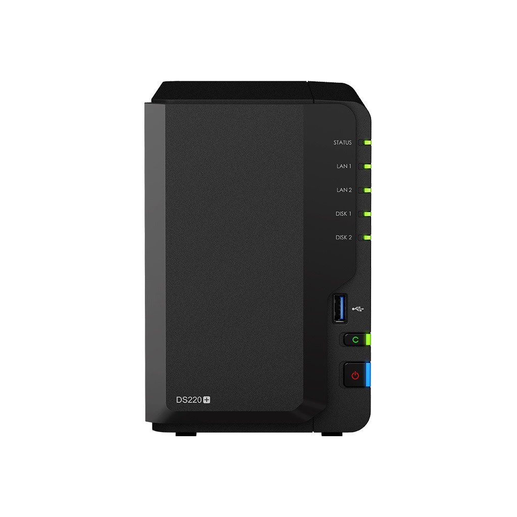 Synology 群暉 DiskStation DS220+ 2Bay 二層 NAS 網路儲存伺服器