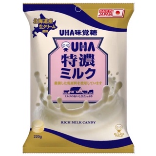 日本 UHA 味覺糖 特濃牛奶糖 大特濃 牛奶糖 大袋 220g
