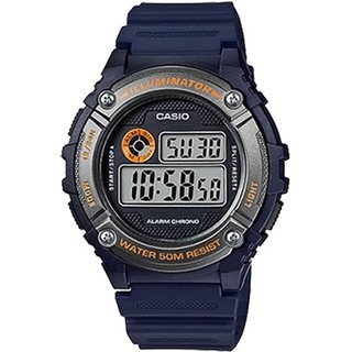 【聊聊私訊甜甜價】【CASIO】卡西歐 運動計時腕錶-藍 W-216H-2BVDF