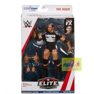 ☆阿Su倉庫☆WWE摔角 The Rock Exclusive Elite Figure 巨石強森限定精華版人偶附偶衣