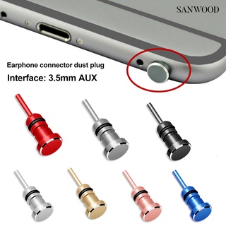 手機配件-耳機防塵塞3.5mm AUX插孔接口防手機卡接收卡針，適用於Iphone 7 8plus xr 11 PC筆記