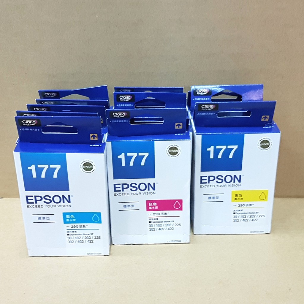 【U-like】EPSON 177原廠墨水匣XP-102/XP-202/XP-402/XP-225/XP-302