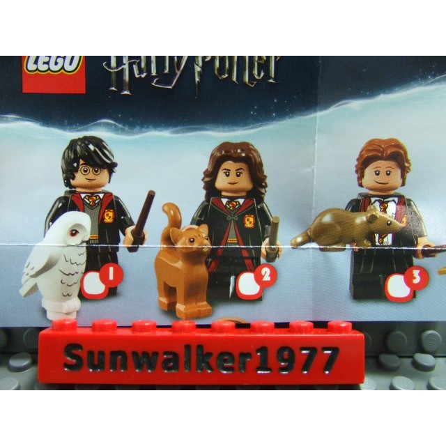 合售【積木2010】樂高 LEGO 71022 哈利波特+妙麗+榮恩 / 哈利波特人偶包 (全新已拆袋)(1+2+3)