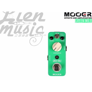『立恩樂器 效果器專賣』免運加贈短導 Mooer Green mile Overdrive 破音 MREG-GM