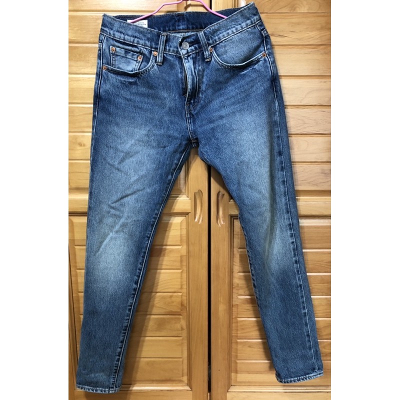 Levi’s男款 512™ 修身錐形窄管丹寧褲 / 赤耳 / 直向彈力 / 藍色刷白 / 19SS 28833-0331