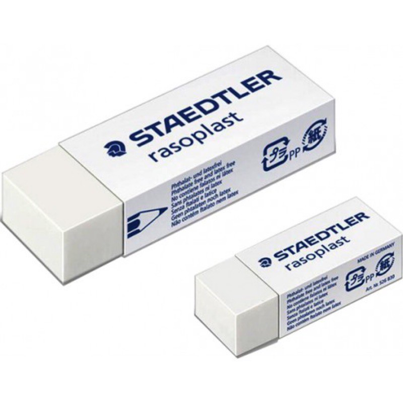 【STAEDTLER 施德樓】526B20鉛筆用橡皮擦(大)【金玉堂文具】