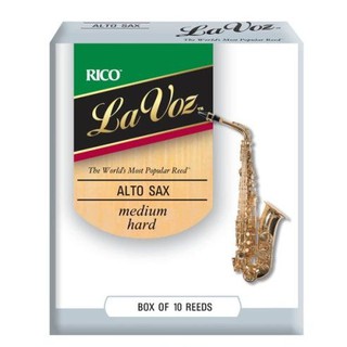 美國 RICO La Voz 中音 薩克斯風竹片 Medium Hard (3號) Alto Sax (10片/盒)