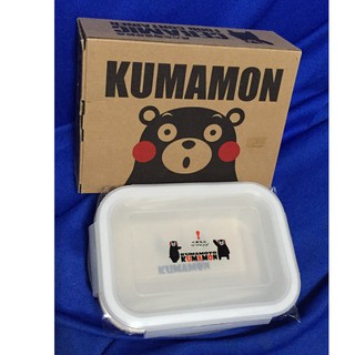 日本 熊本熊【kumamon】鑄瓷可微波烤箱保鮮盒 800ml x 1
