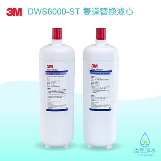 【原廠公司貨】3M｜DWS6000-ST 雙道替換濾心（DWS6000-C-CN & P-165BN）濾心 濾芯 濾水器