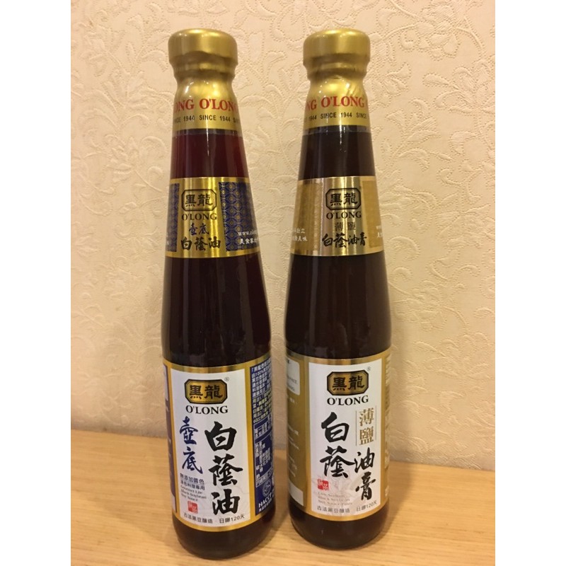 🌈隔日到貨❤️箱購(12瓶)享優惠❤️黑龍 壺底白蔭油400毫升/薄鹽白蔭油膏400毫升❤️
