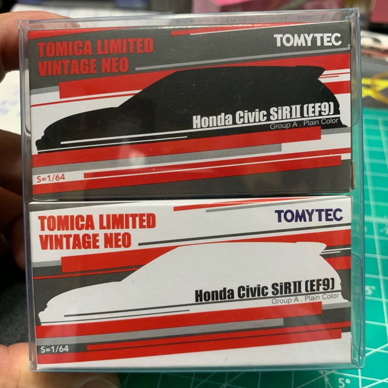 Tomytec Honda Civic sirII ef9 香港限定 黑白各一不散賣