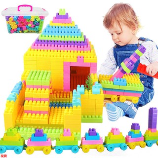 LaLa【新升級】兒童積木玩具大顆粒積木拼裝拼插寶寶小孩早教益智玩具
