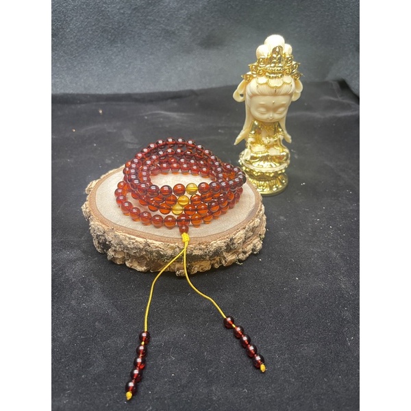 🎀JOSEPH藝品🎀頂級波羅的海血珀108手珠 淨水料7+mm