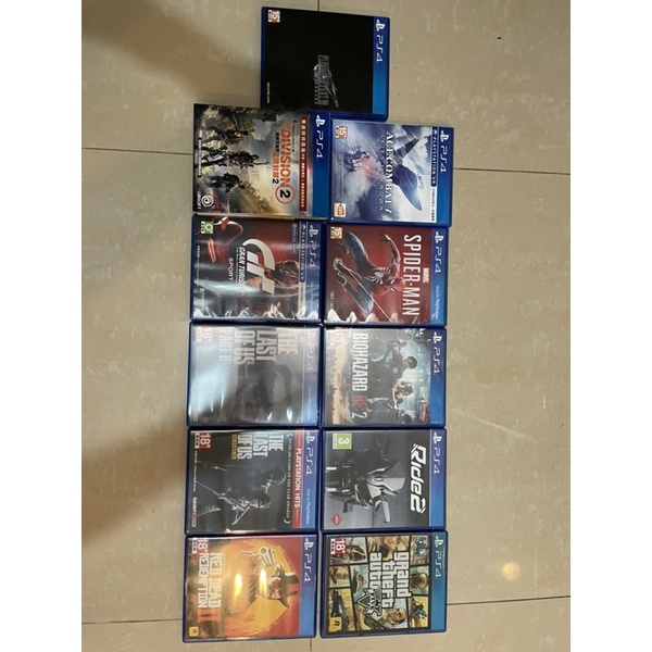 PS4主機各種二手遊戲片