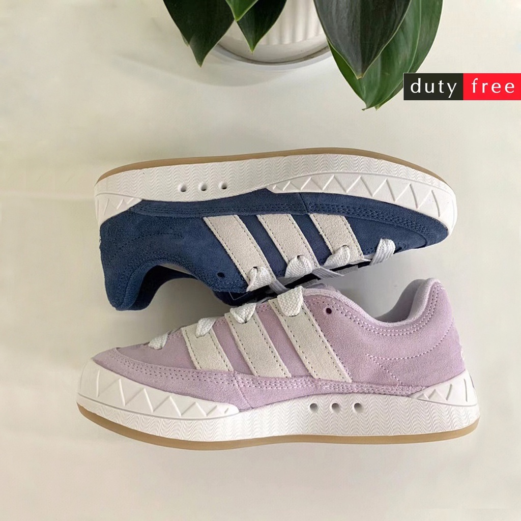 🇰🇷韓綫代購  Adidas Adimatic 淺紫色 藍灰 復古鯊魚麵包鞋 愛迪達板鞋 男女同款 GY2089