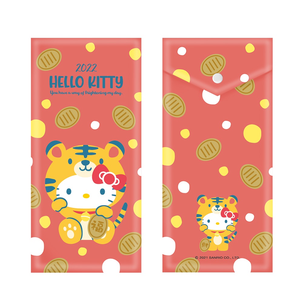 【Hello Kitty】萬用棉布紅包袋2入組