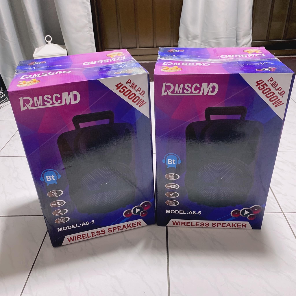 DMSCMD A8-5 手提式藍芽音響 45000W暴力輸出 收音機 遙控器 USB 藍芽喇叭 外接麥克風 現貨兩台