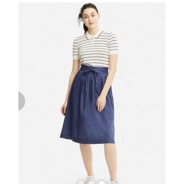 uniqlo ines de la fressange新品🎈（亞麻）售白色