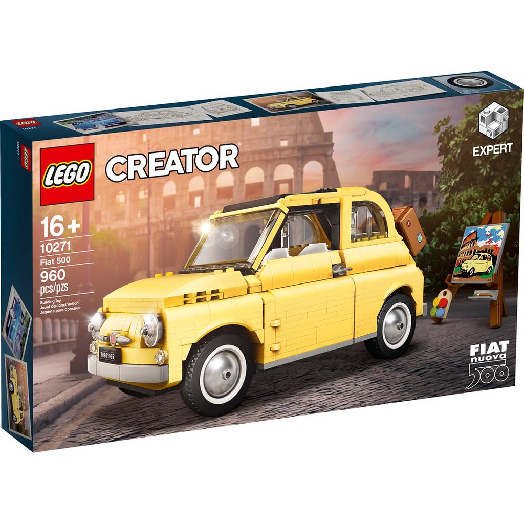 LEGO 樂高 積木 Creator 系列 飛雅特 500 Fiat 10271