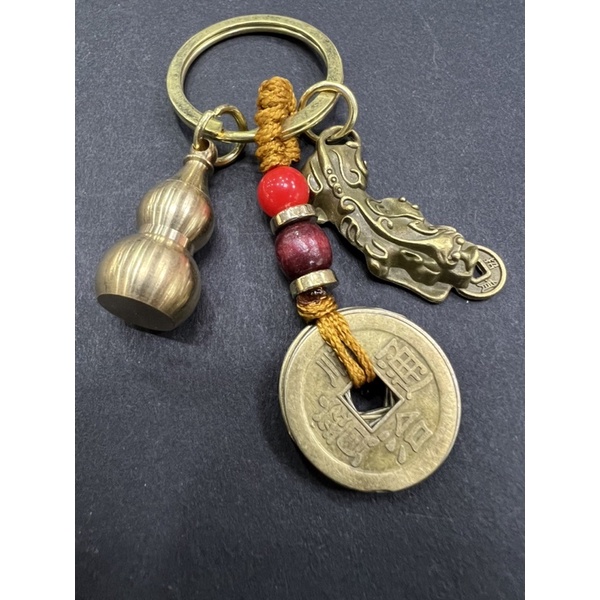 SaYos 《吊飾》純銅 葫蘆 貔貅 五帝錢 鑰匙圈