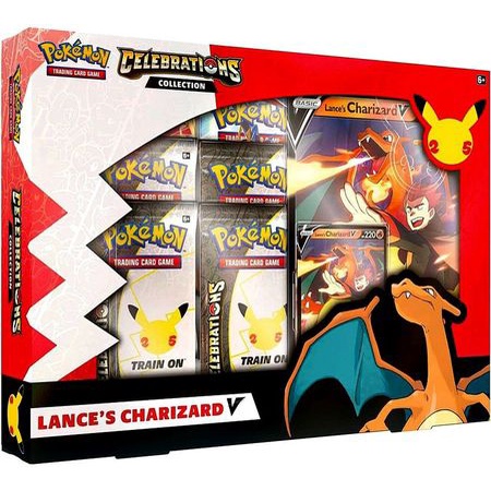 英文版 寶可夢紙牌 PTCG 25周年 Lance's Charizard V Collection 禮盒