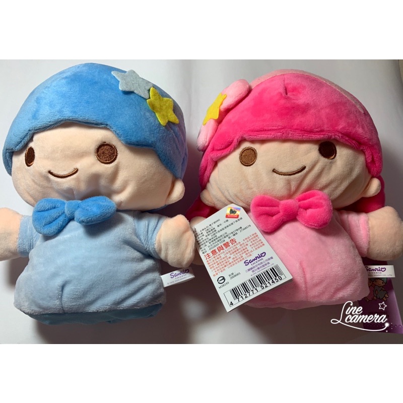 雙子星 kiki&amp;lala 正版授權 三麗鷗 手偶布偶 玩偶娃娃