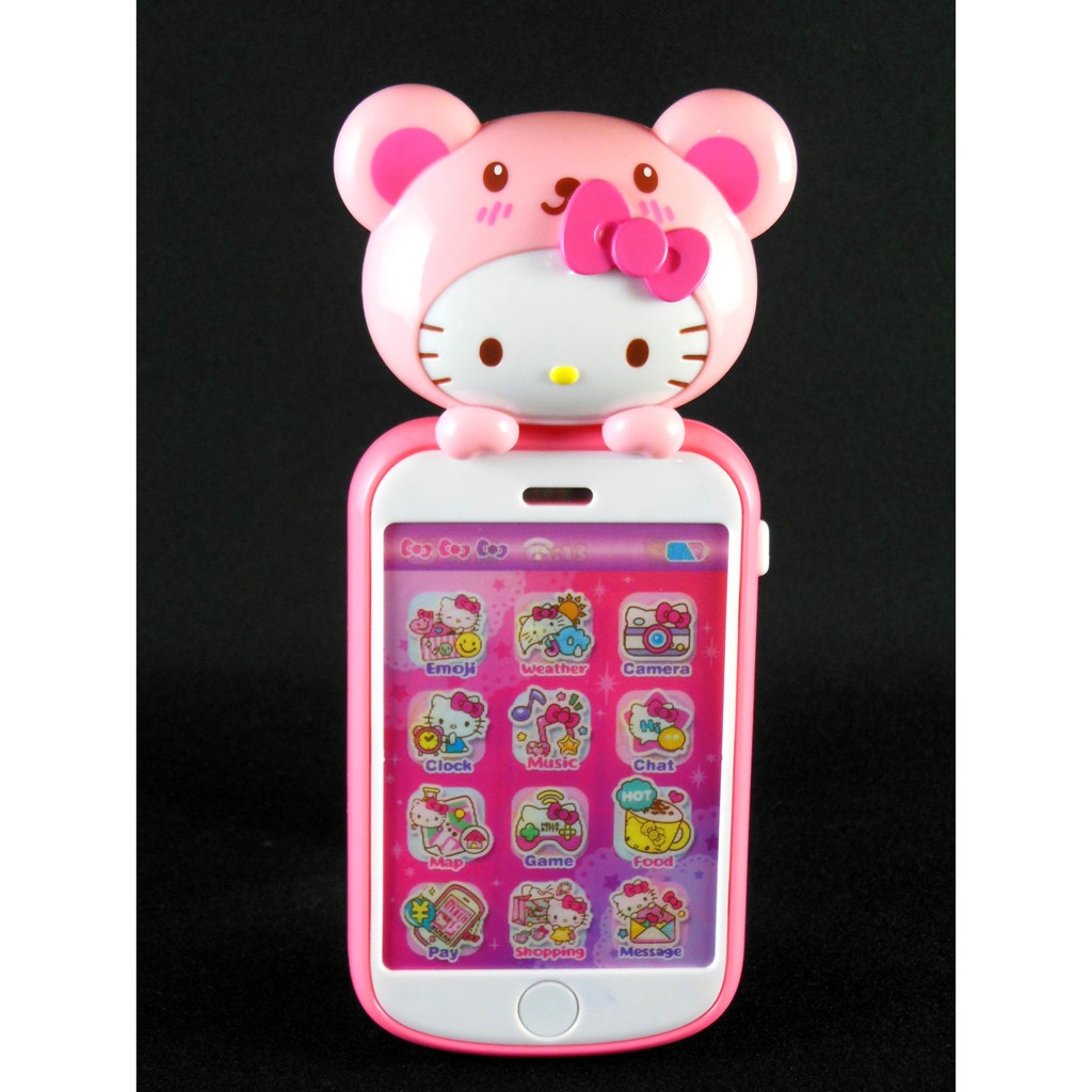 【樂達玩具】三麗鷗 Hello Kitty 觸屏智慧手機 聲光手機 兒童手機 玩具手機 #50117