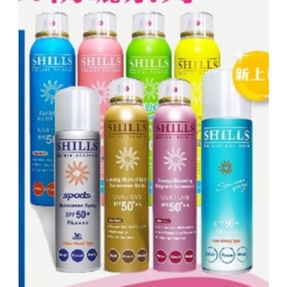 🌸綿綿糖🌸 SHILLS 很耐曬 超清爽 美白 冰鎮 防曬噴霧 防曬