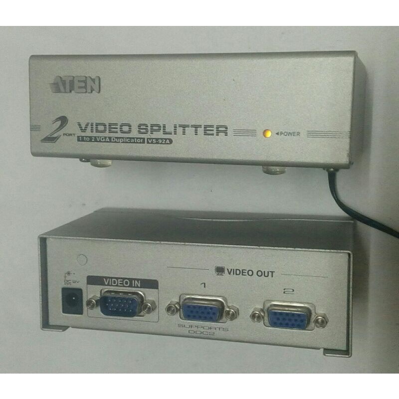 🌞二手現貨保固ATEN永宏2-Port Video Splitter視訊分配器VS92A VS-92A KVM切換器2埠