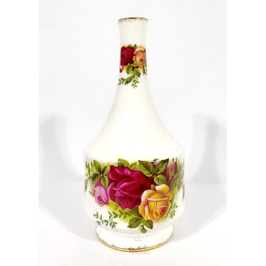 Royal Albert 老玫瑰骨瓷細頸花瓶