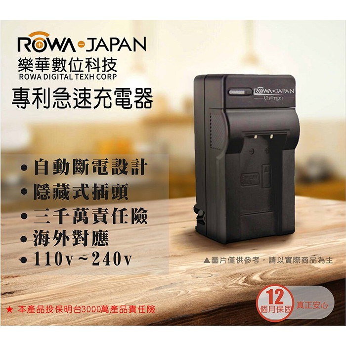 【3C王國】ROWA 樂華 FOR Panasonic 國際牌 BLD10 壁充式 充電器 GF2 G3 GX1