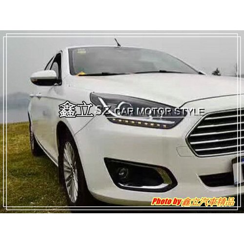 ※ 鑫立汽車精品 ※ ESCORT 17-18年 LED R8 款 導光 雙色 魚眼 大燈 頭燈