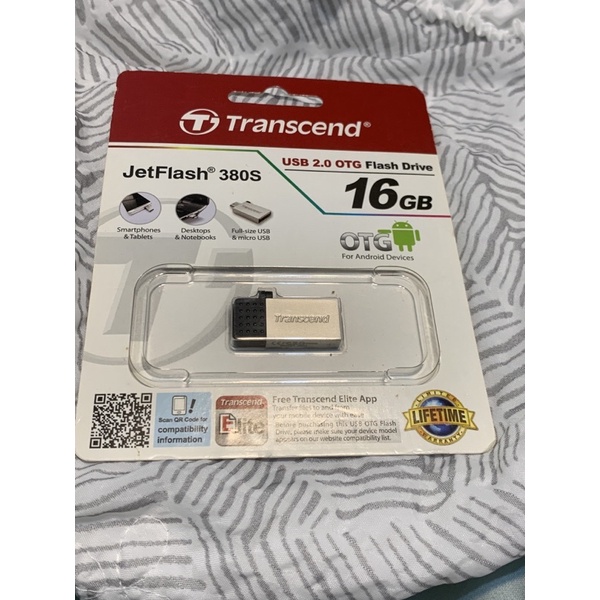 創見 Transcend JetFlash 380S USB 2.0 16GB 隨身碟