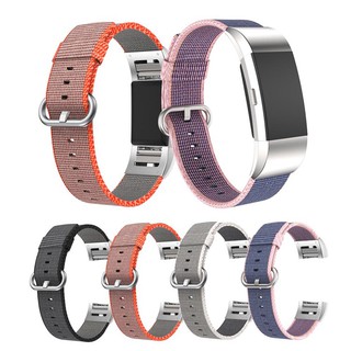 fitbit charge2智能穿戴表帶 防水汗透氣運動表帶 fitbit charge 2尼龍帆布表帶 charge2