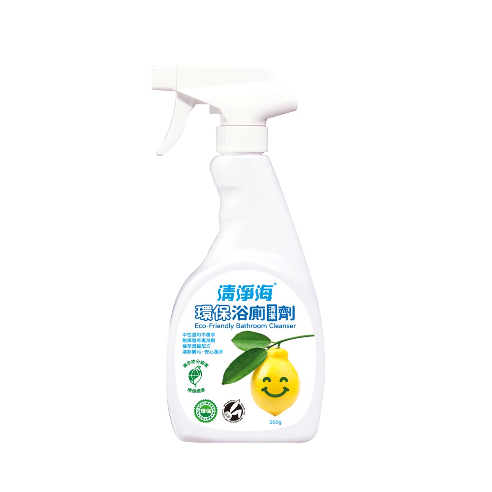 清淨海 檸檬系列環保浴廁清潔劑 500g (單入/3入/6入/12入組)