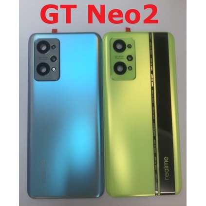 帶鏡框鏡片 Realme GT Neo 2 Neo2 電池背蓋 後蓋 電池蓋 全新 帶背膠 9H玻璃膜 台灣現貨