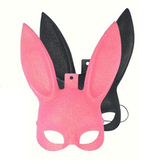 兔耳 半臉裝扮 兔面具 兔子面罩 兔耳面具 兔女郎 兔寶寶 兔子面具 面紗 cosplay【A550006】