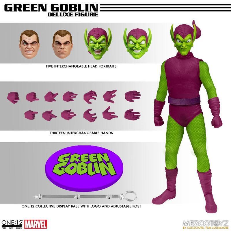 截止｜MEZCO ONE:12 COLLECTIVE 綠惡魔 Green Goblin 豪華ver. 漫威 Marvel