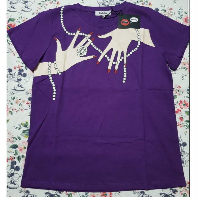 Yazbukey 紫色短袖上衣（全新）