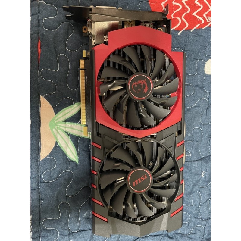 MSI GTX960 2g GAMING 紅龍 顯示卡 無盒裝 無驅動光碟