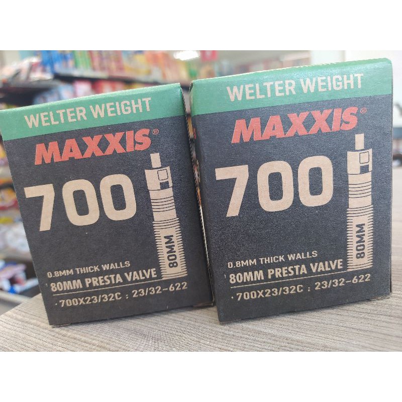 2 Maxxis Welter Weight Road Inner Tube 700x23-32C 80mm